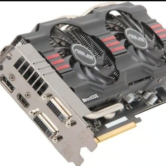 ASUS NVIDIA GTX770 chipset DirectCuII graphics card GTX770-DC2OC-2GD5 - Picture 1 of 3